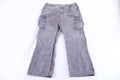 Carhartt Logo Patch Grey Relaxed Fit Pants product image 1