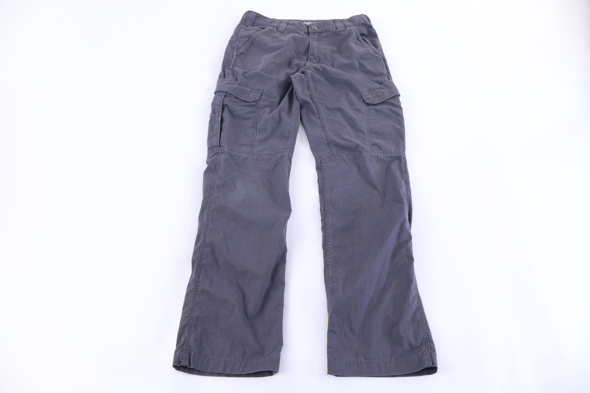 Carhartt Logo Patch Grey Relaxed Fit Pants product image 1