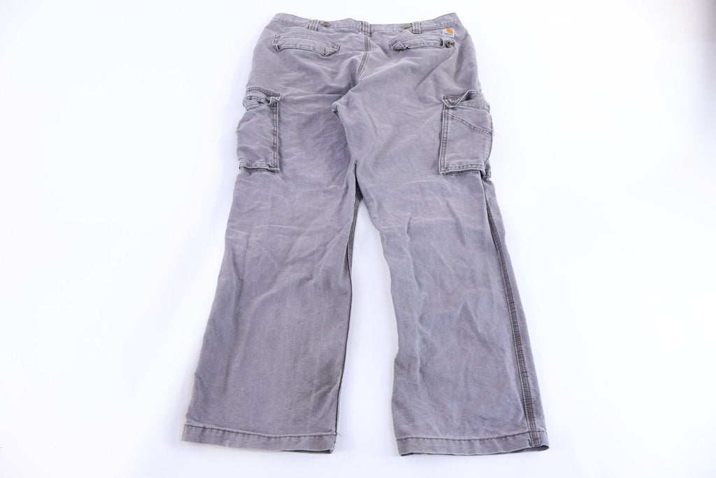 Carhartt Logo Patch Grey Relaxed Fit Pants product image 2