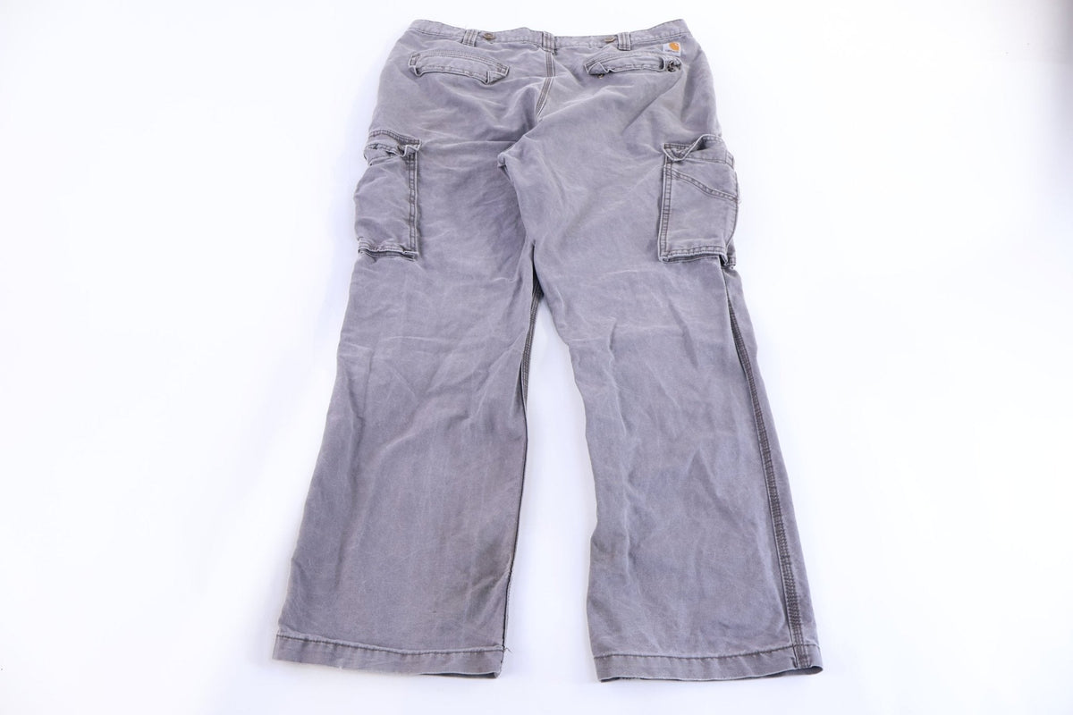 Carhartt Logo Patch Grey Relaxed Fit Pants product image 2
