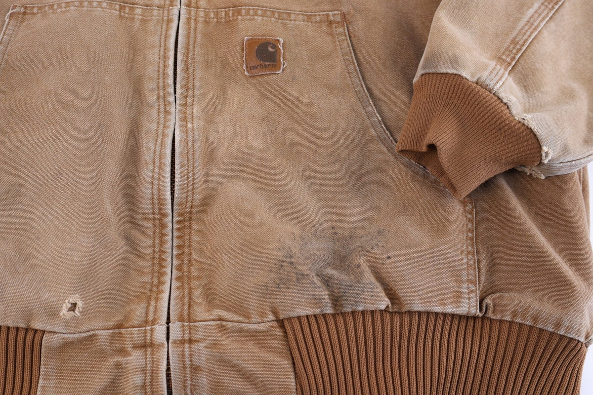 Carhartt Logo Patch Tan Full Zip Jacket product image 3