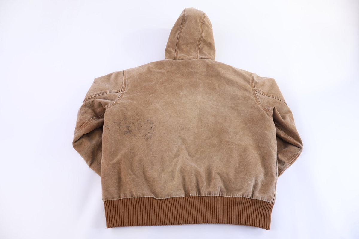 Carhartt Logo Patch Tan Full Zip Jacket product image 2