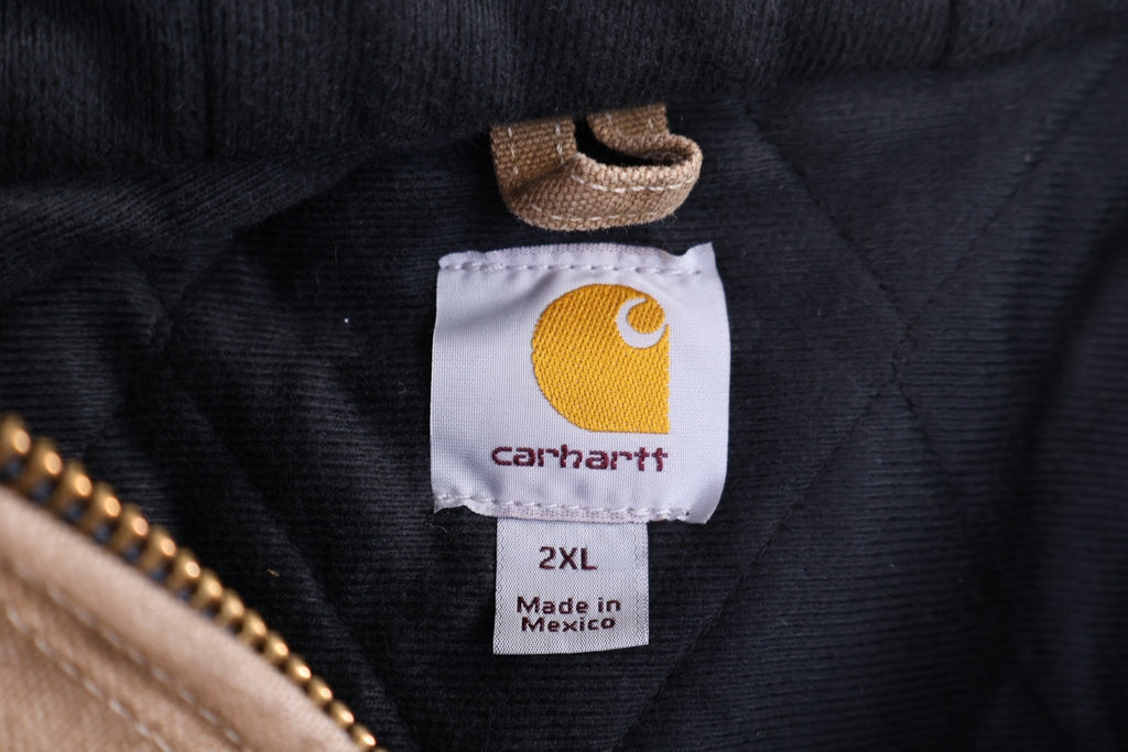Carhartt Logo Patch Tan Full Zip Jacket product image 4