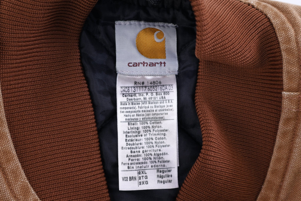 Carhartt Logo Patch Tan Full Zip Vest
