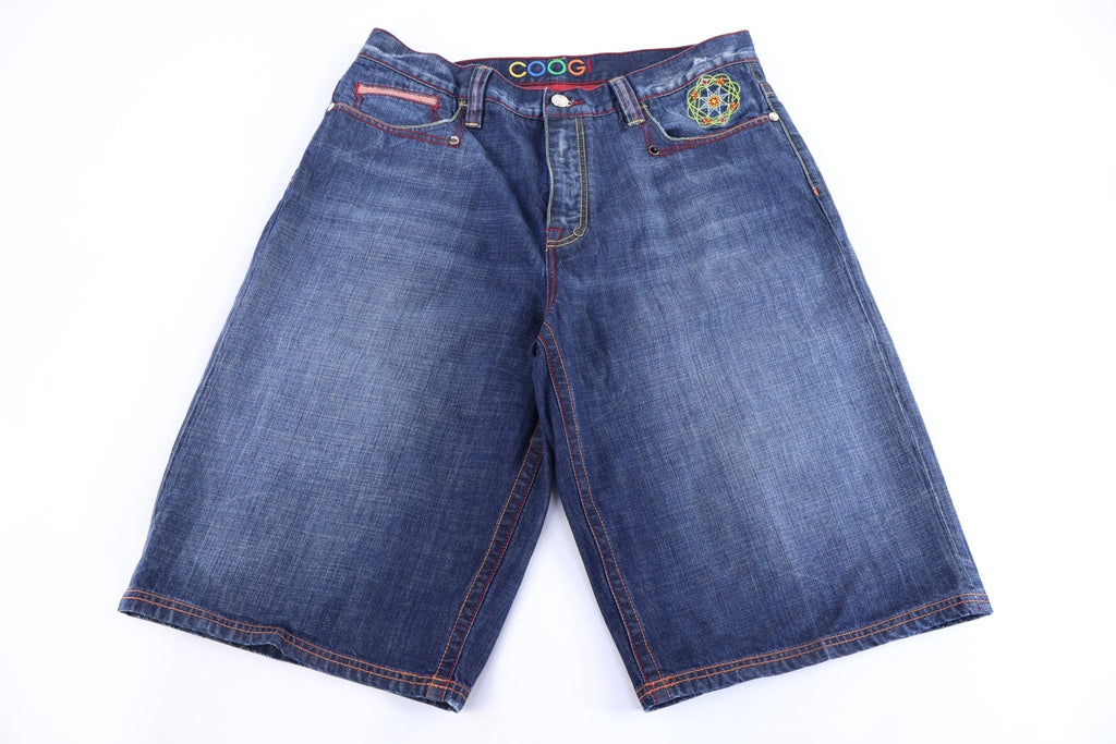 Coogi Embroidered Dark Wash Denim Shorts product image 2