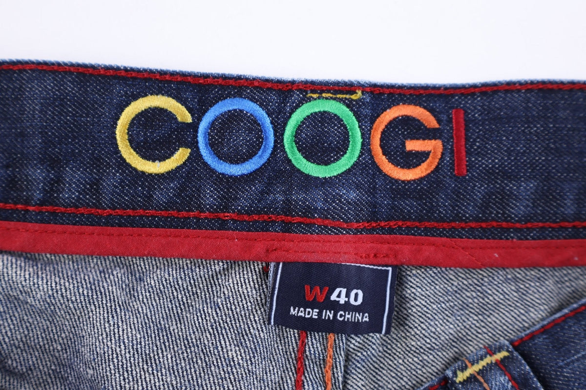 Coogi Embroidered Dark Wash Denim Shorts product image 4