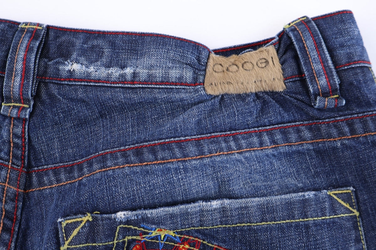Coogi Embroidered Dark Wash Denim Shorts product image 3