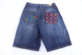 Coogi Embroidered Dark Wash Denim Shorts product image 1