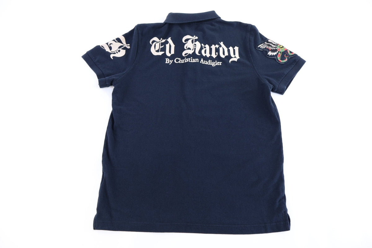 Ed Hardy Eagle Graphic Button Up