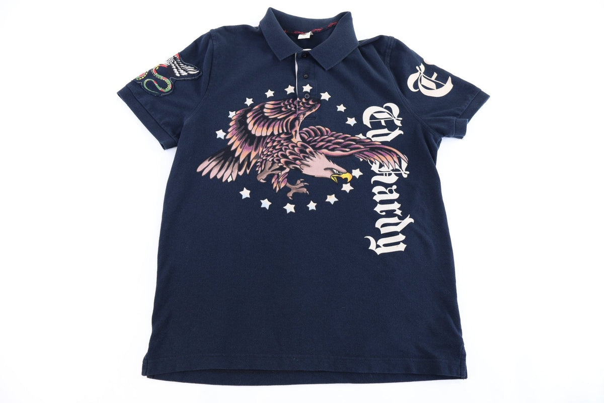 Ed Hardy Eagle Graphic Button Up