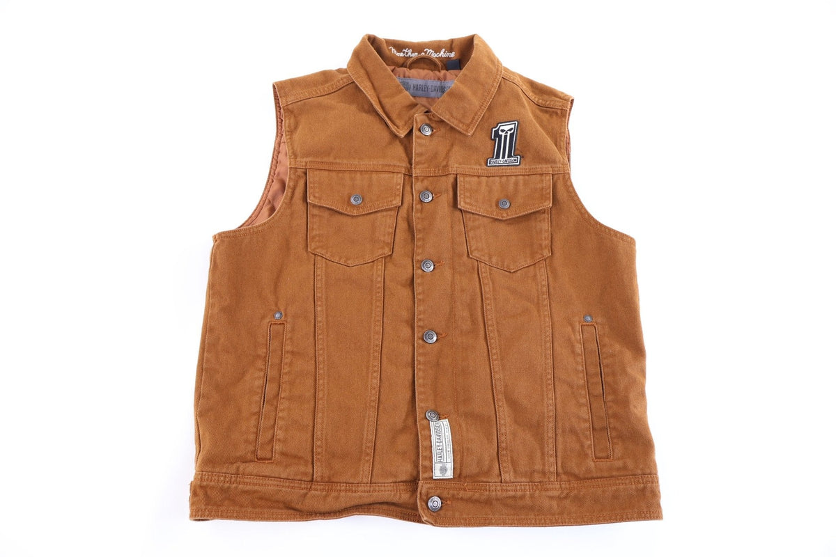 Harley Davidson Motorcycles Button Down Vest