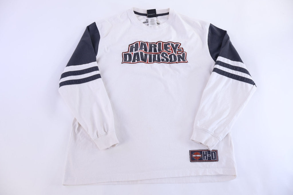 Harley Davidson Motorcycles Embroidered LS T-shirt product image 1