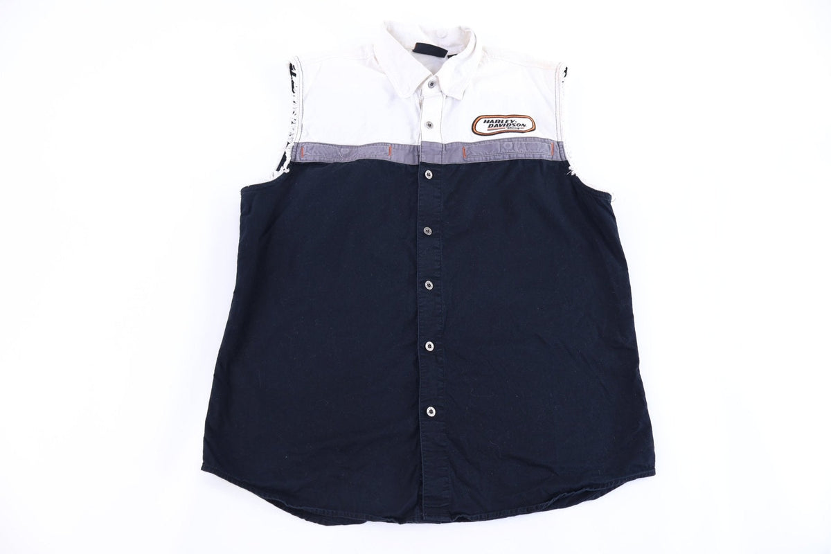 Harley Davidson Motorcycles Multicolor Button Down