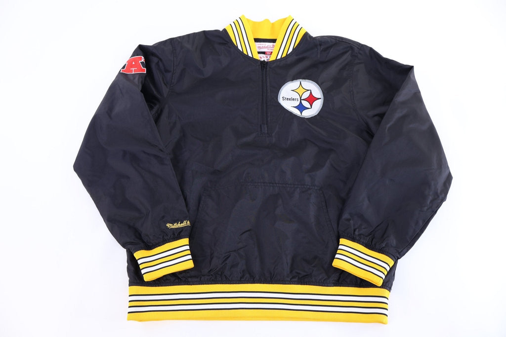 Mitchell & Ness Pittsburgh Steelers Quarter Zip Windbreaker product image 1