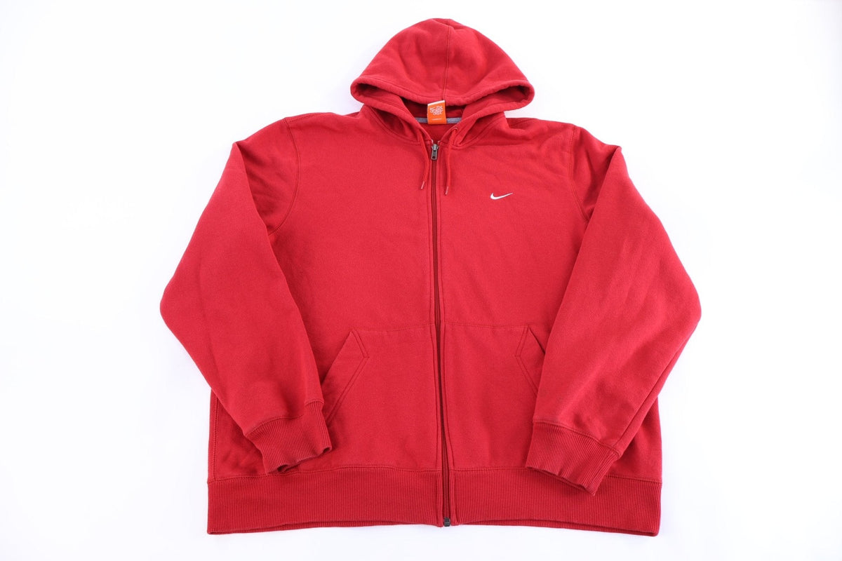 Nike Embroidered Logo Red Full Zip Jacket product image 1