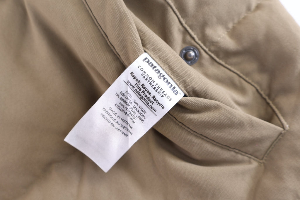 Patagonia Logo Patch Full Zip Reversible Puffer Vest
