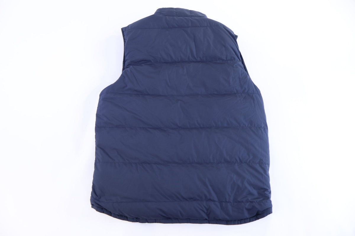 Patagonia Logo Patch Full Zip Reversible Puffer Vest