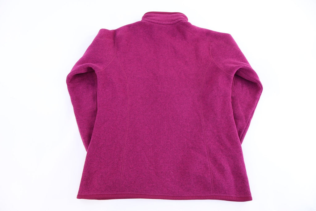 Patagonia Logo Patch Pink Quarter Zip Fleece Pullover