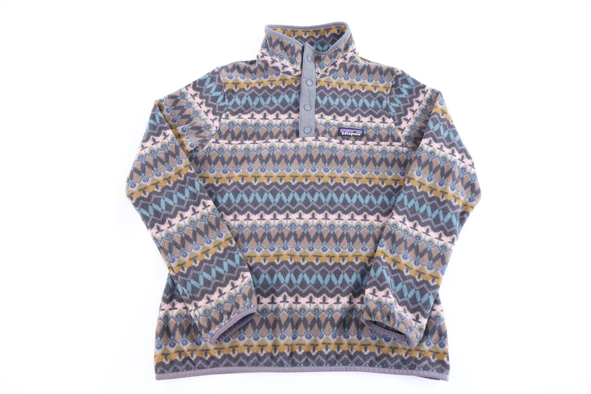 Patagonia Logo Patch Snap-T Fleece Pullover