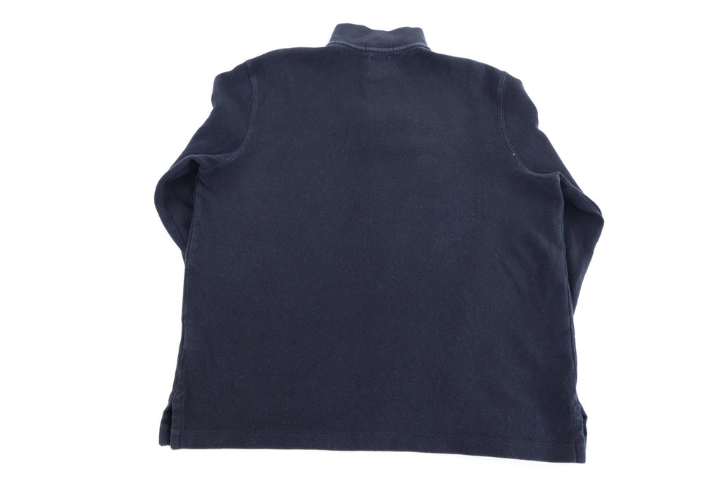Polo by Ralph Lauren Embroidered Logo Black Quarter Zip Pullover