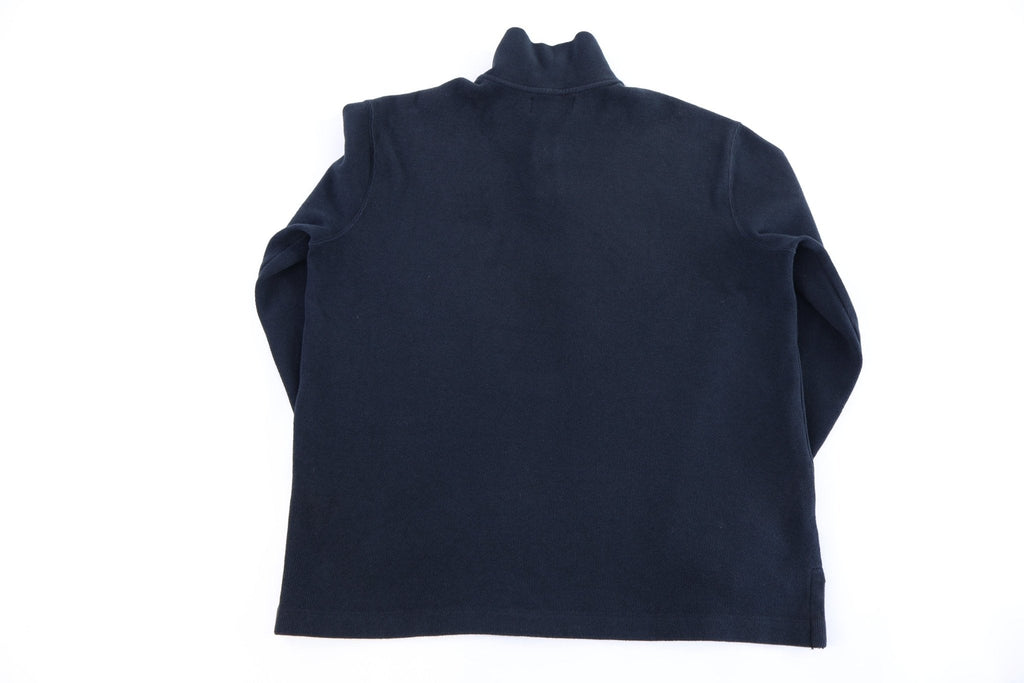 Polo by Ralph Lauren Embroidered Logo Black Quarter Zip Pullover