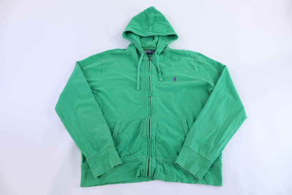 Polo by Ralph Lauren Embroidered Logo Full Zip Sweater