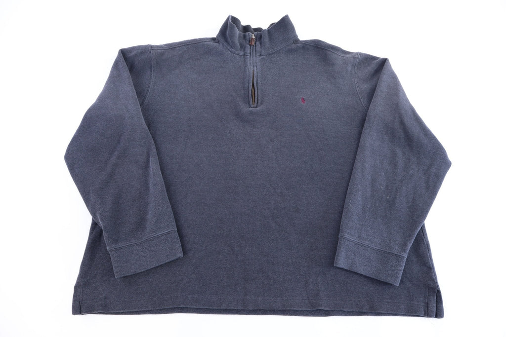 Polo by Ralph Lauren Embroidered Logo Grey Quarter Zip Pullover