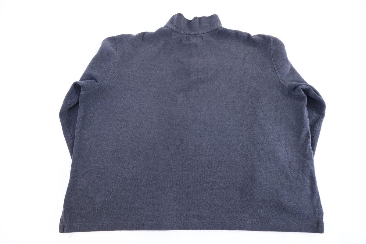 Polo by Ralph Lauren Embroidered Logo Grey Quarter Zip Pullover