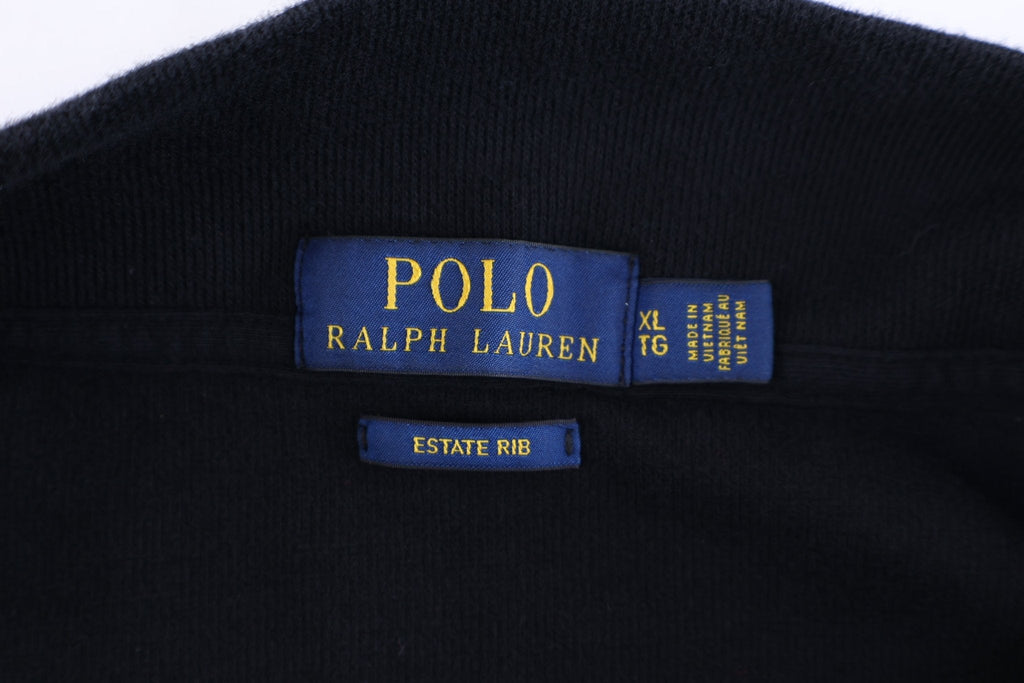 Polo Ralph Lauren Embroidered Logo Black Quarter Zip Pullover
