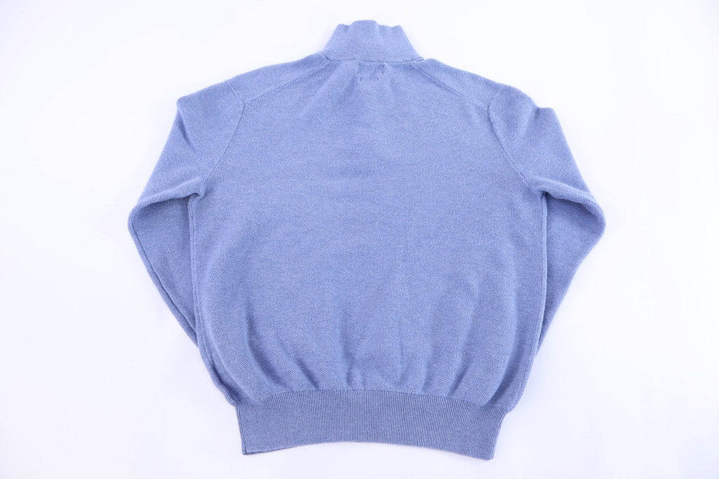 Polo Ralph Lauren Embroidered Logo Blue Quarter Zip Pullover