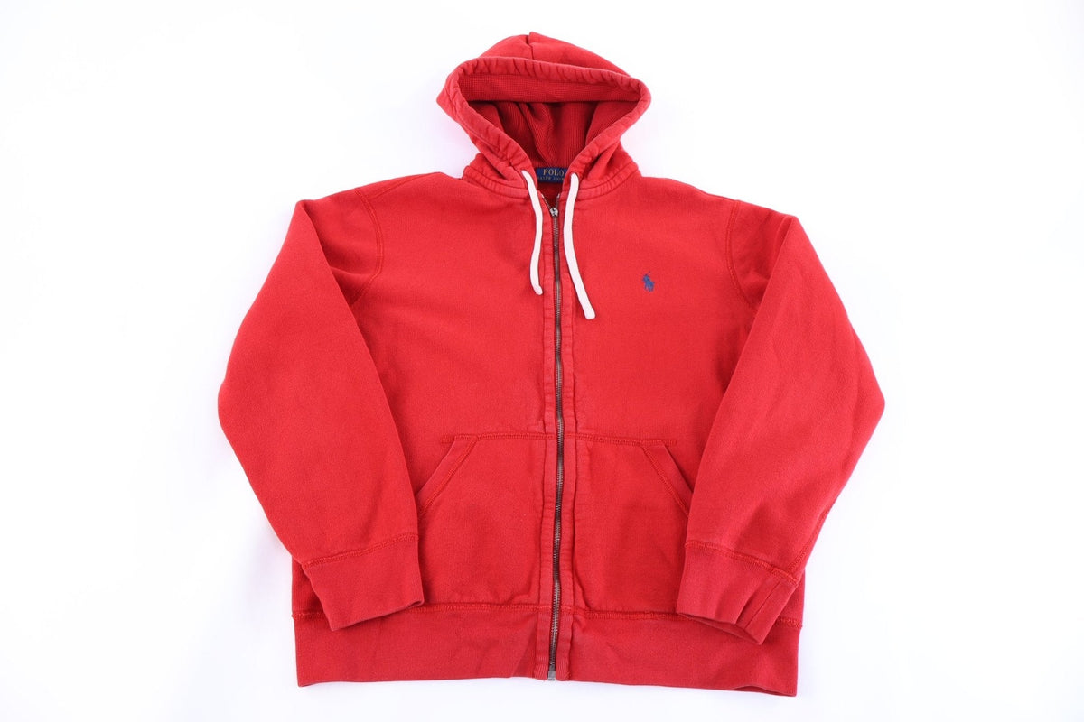 Polo Ralph Lauren Embroidered Logo Red Full Zip Jacket product image 1