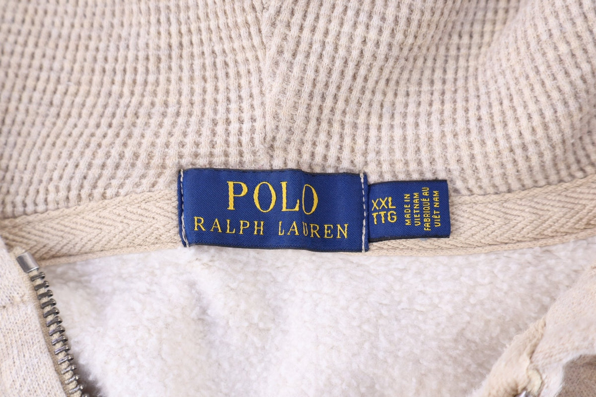 Polo Ralph Lauren Embroidered Logo Tan Full Zip Jacket product image 3