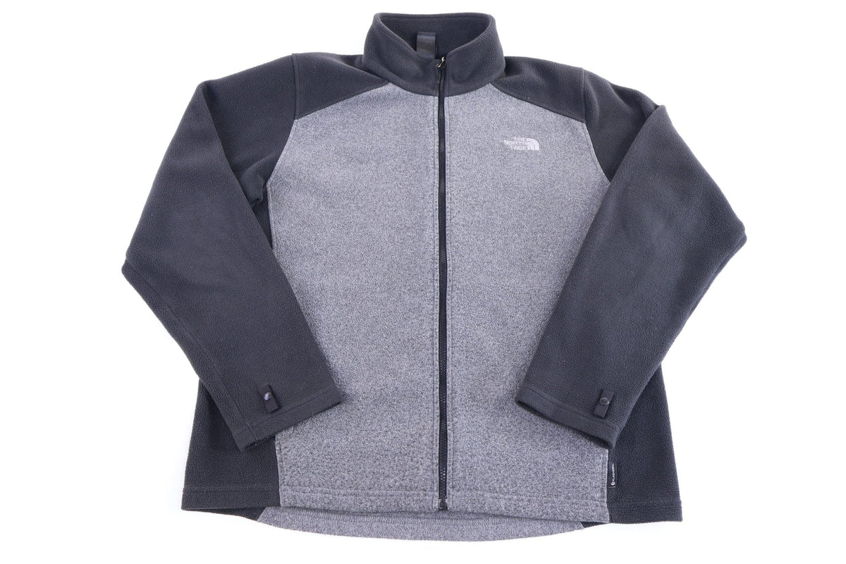 The North Face Embroidered Logo Black & Grey Full Zip Jacket product image 1