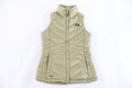 The North Face Embroidered Logo Green Puffer Vest