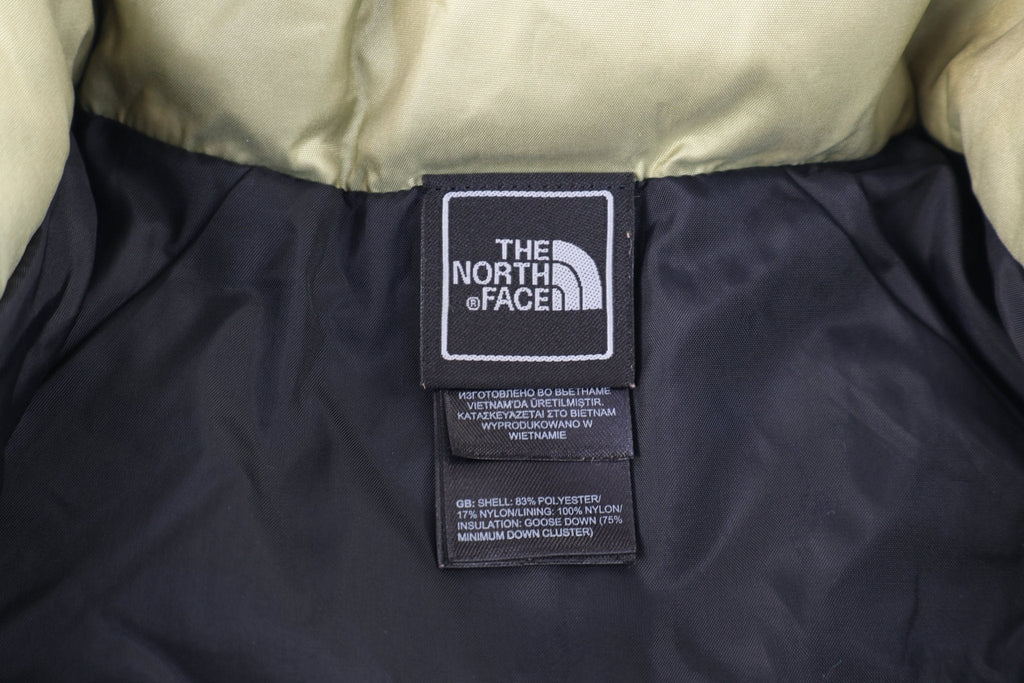 The North Face Embroidered Logo Green Puffer Vest