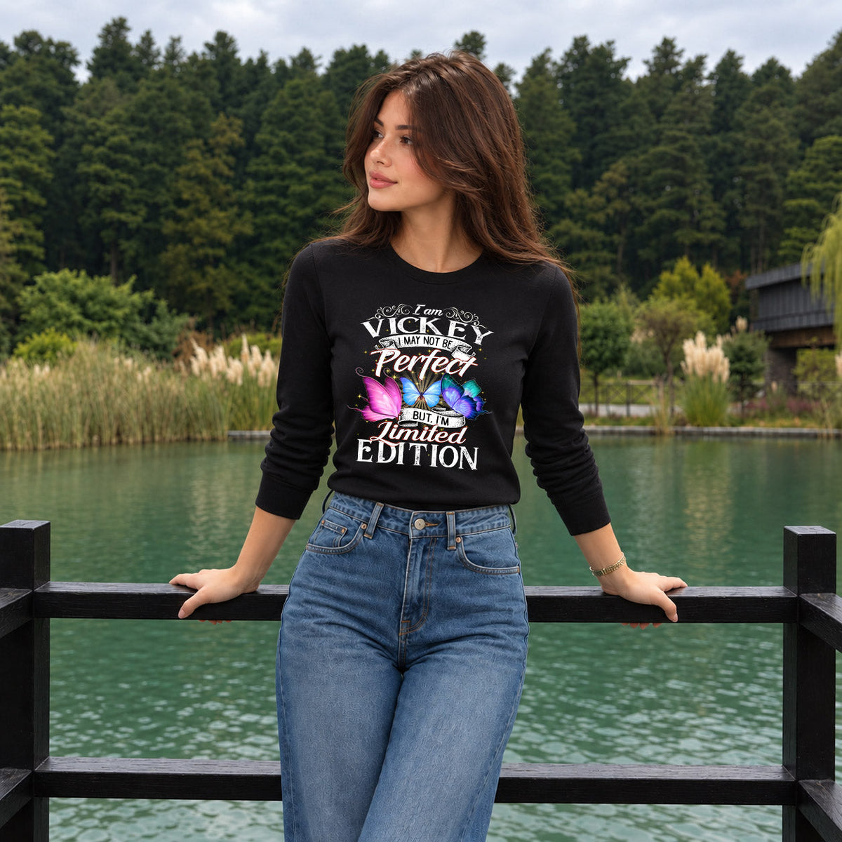 VICKEY TT41 Personalized Shirt – I May Not Be Perfect, But product image 8