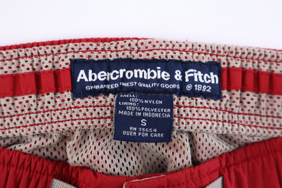 Vintage Abercrombie & Fitch Red Track Pants product image 3