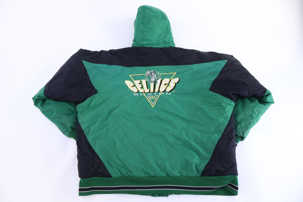 Vintage Boston Celtics Basketball Full Zip Puffer Jacket product image 2