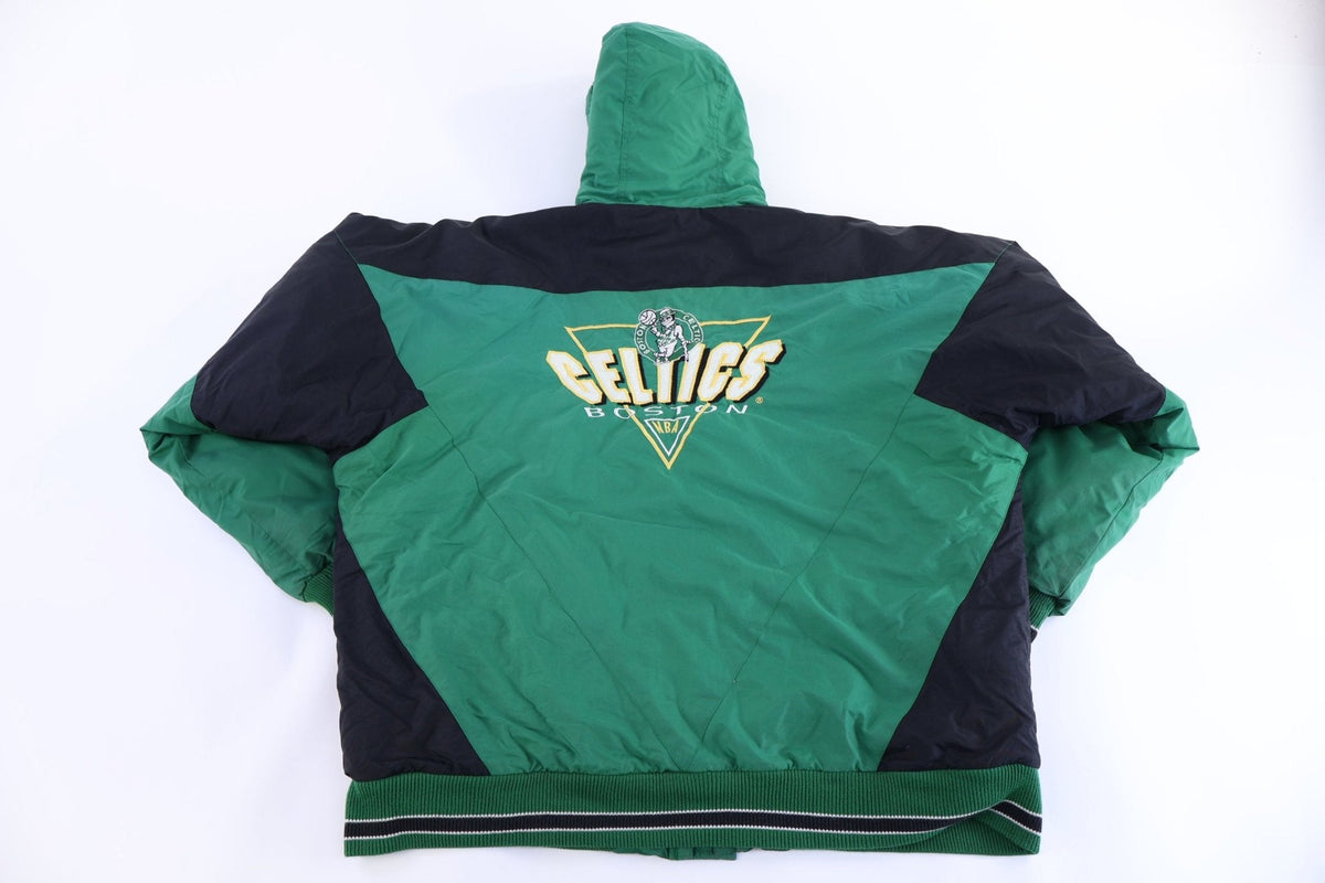 Vintage Boston Celtics Basketball Full Zip Puffer Jacket product image 2