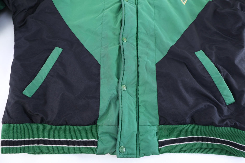 Vintage Boston Celtics Basketball Full Zip Puffer Jacket product image 3