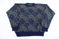 Vintage Enro Multipattern Knit Sweater
