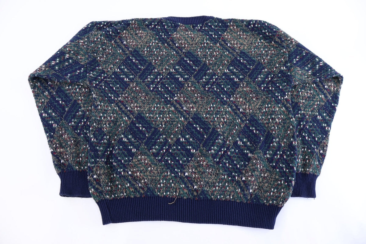 Vintage Enro Multipattern Knit Sweater