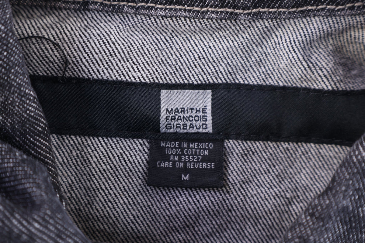 Vintage Marithe Francois Girbaud Black Denim Jacket product image 3
