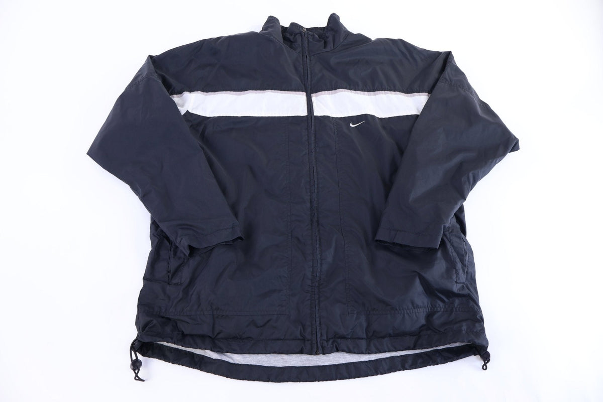 Vintage Nike Embroidered Logo Black & White Full Zip Jacket product image 1