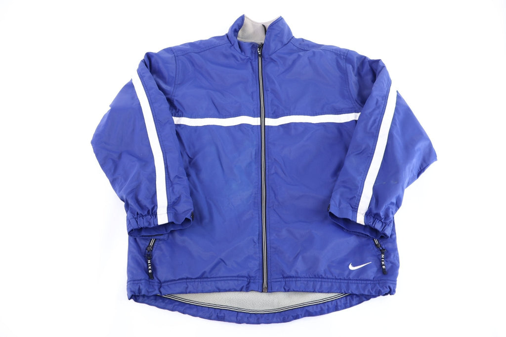 Vintage Nike Embroidered Logo Blue & White Full Zip Jacket product image 1