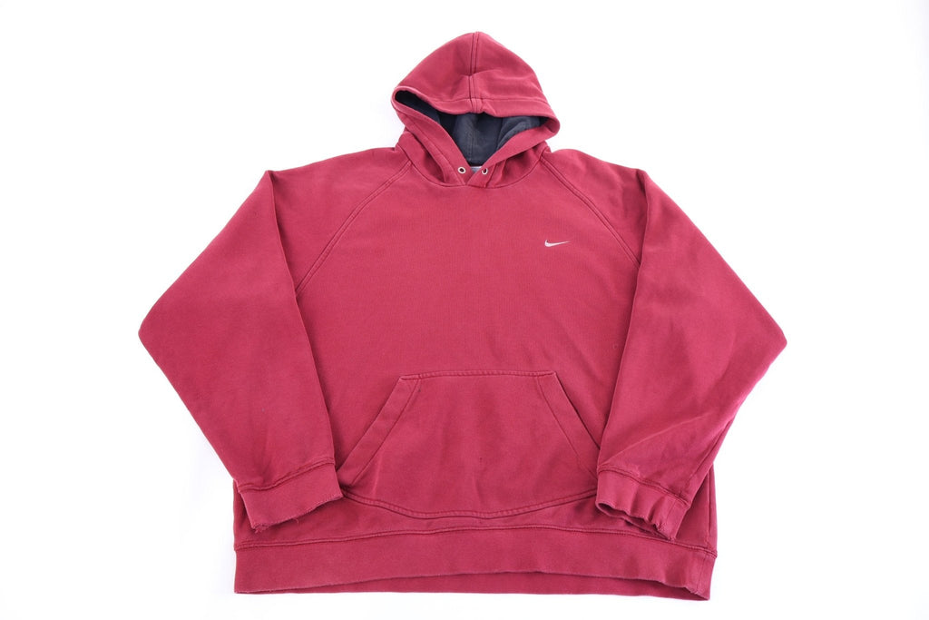Vintage Nike Embroidered Logo Maroon Pullover Hoodie product image 1
