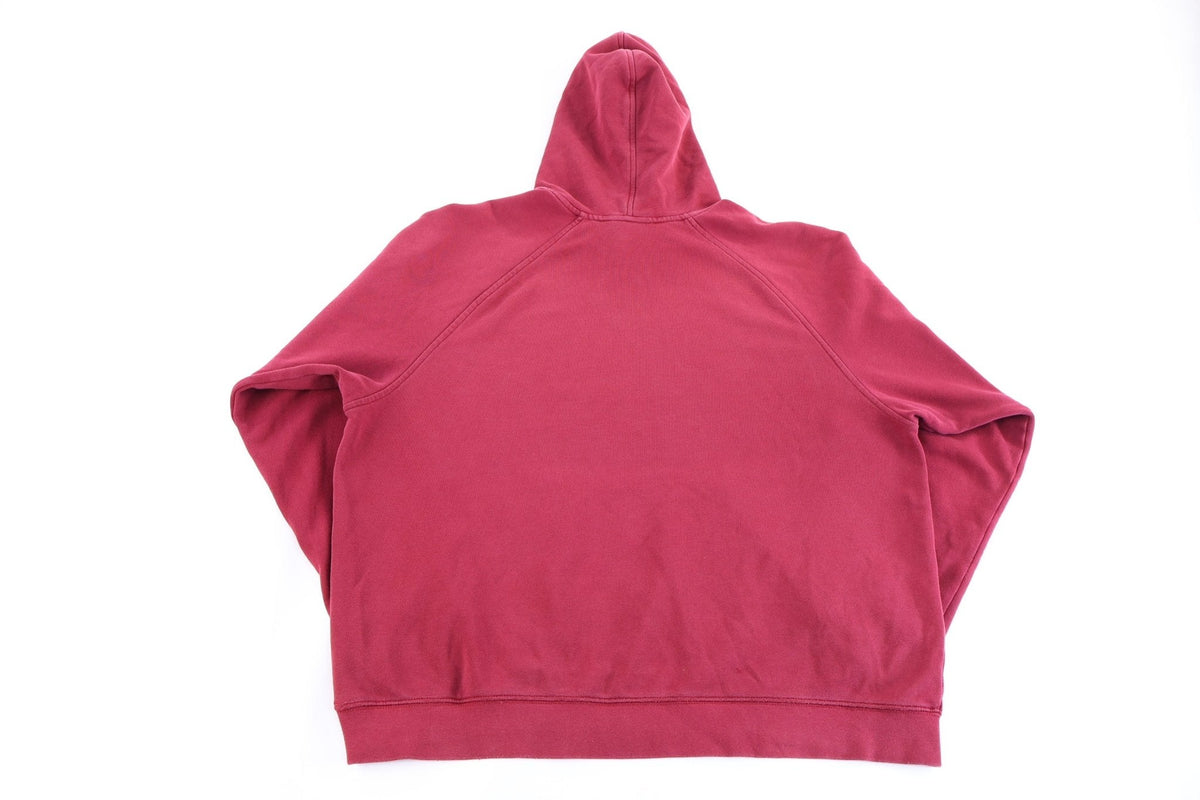 Vintage Nike Embroidered Logo Maroon Pullover Hoodie product image 2