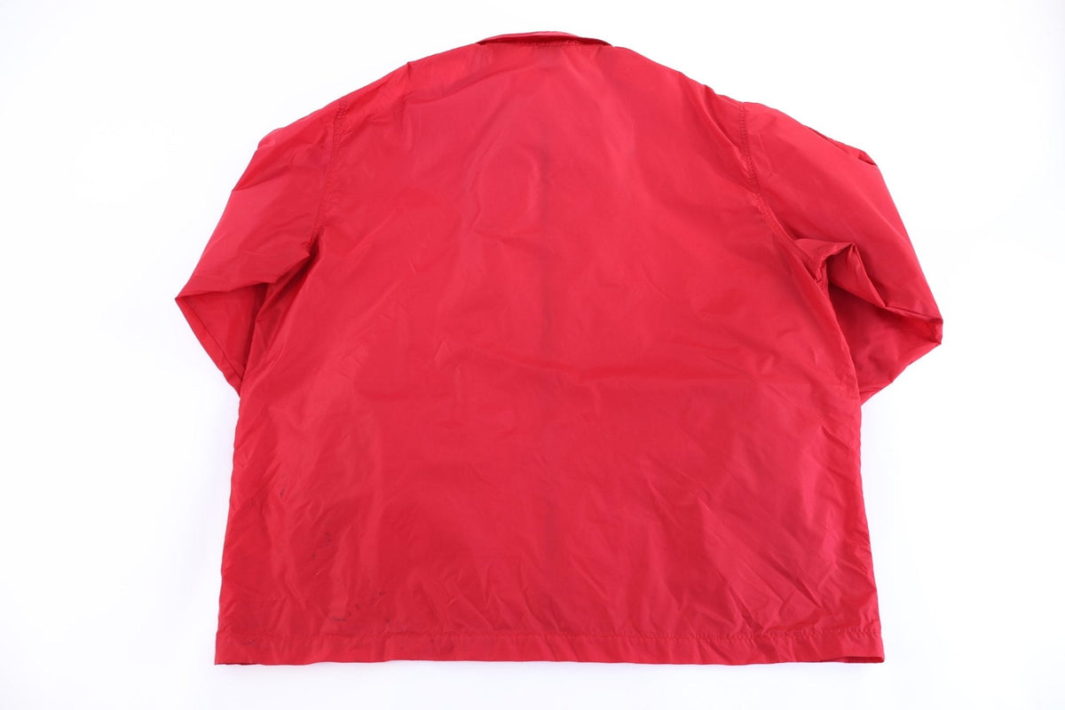 Vintage Nike Embroidered Logo Red Full Zip Windbreaker product image 2