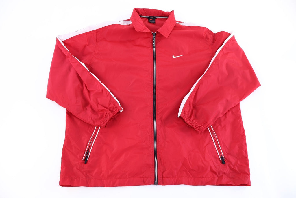 Vintage Nike Embroidered Logo Red Full Zip Windbreaker product image 1