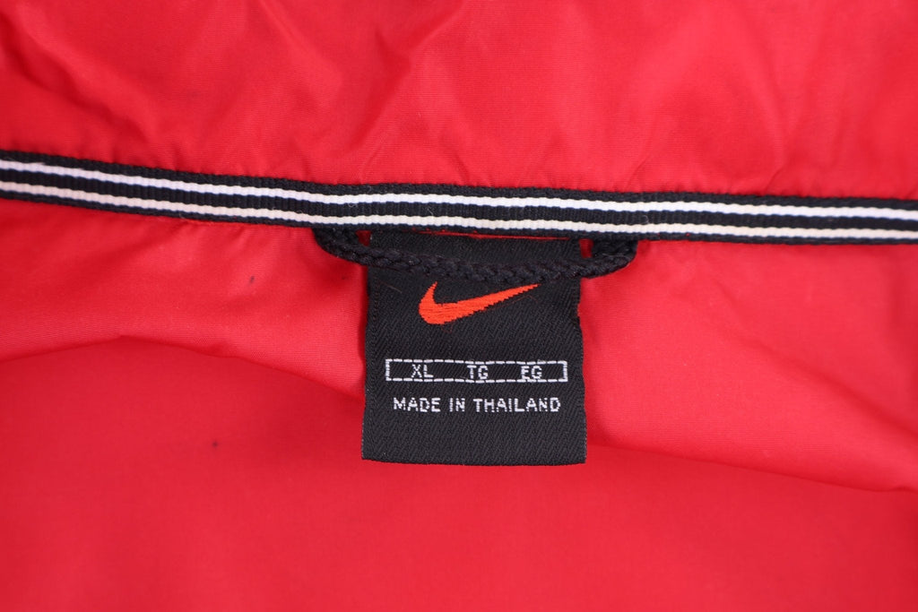 Vintage Nike Embroidered Logo Red Full Zip Windbreaker product image 3
